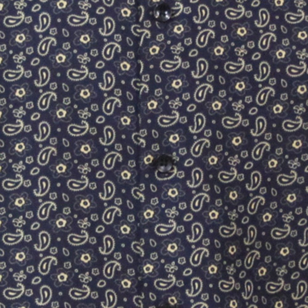1X St. Patrick Navy Microfiber Long Sleeve Shirt XL - Picture 3 of 8